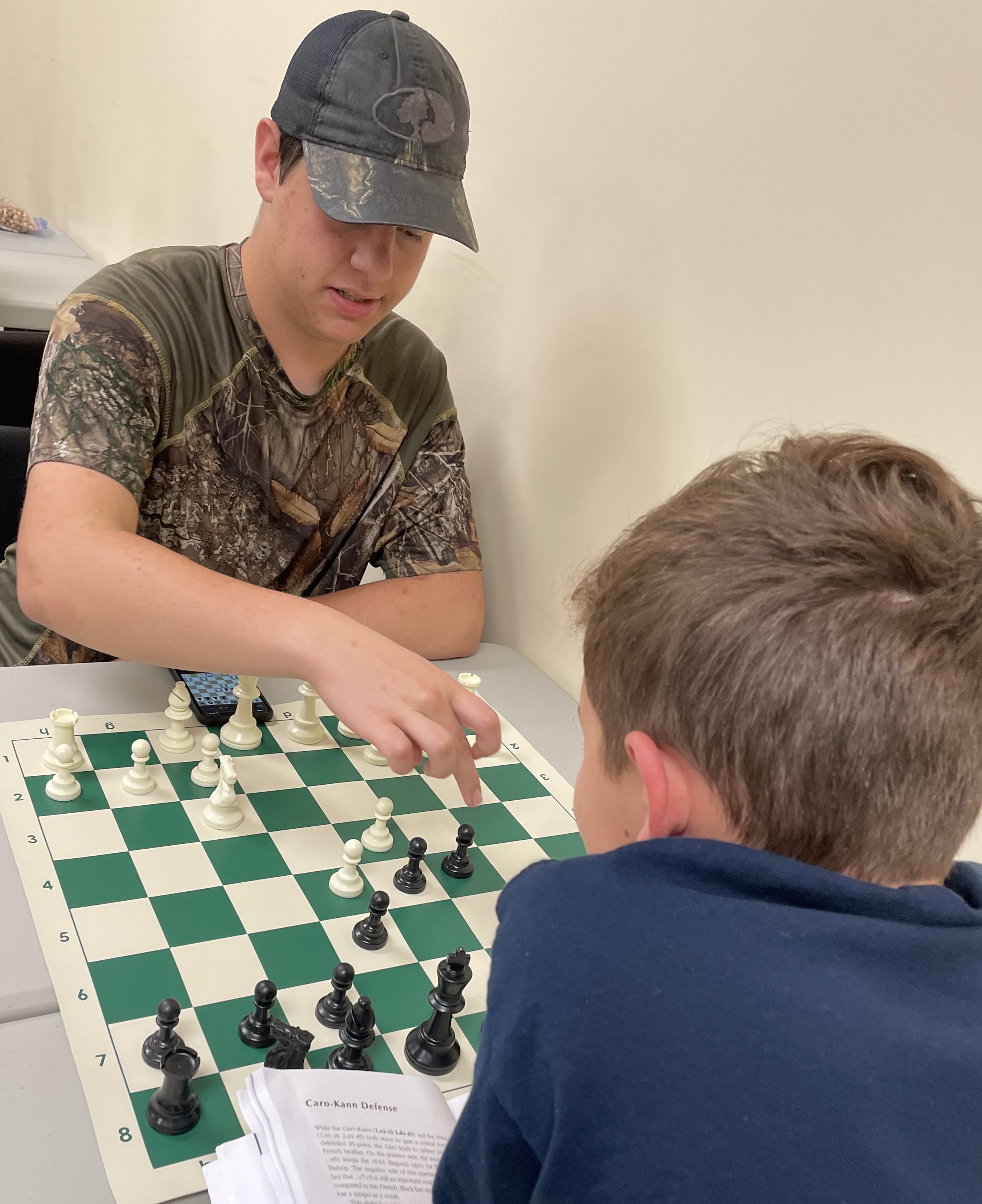 Bad Wolf Chess Club Logo